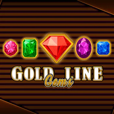 Gold Line Gems game tile